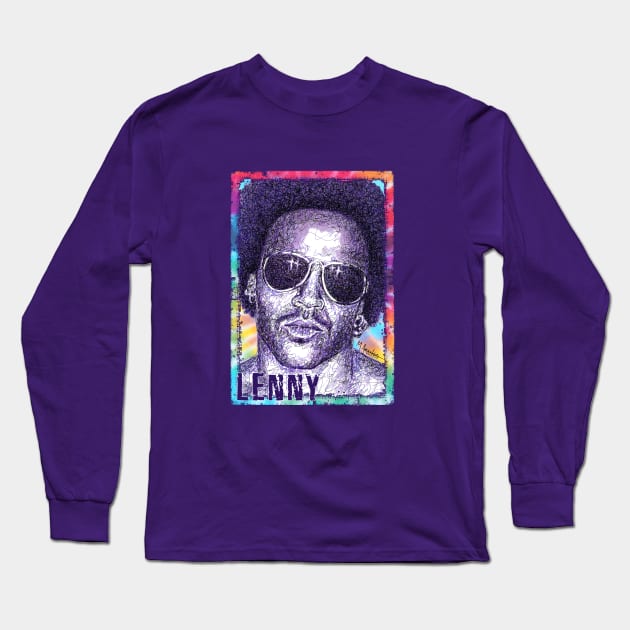 Lenny Kravitz Long Sleeve T-Shirt by marengo